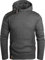 Grin&Bear Herren Kapuzenpullover mit schräg Zip anthrazit, L, GEC435