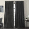 HPD Half Price Drapes Rideaux occultants Extra Larges à Texture de Lin synthétique pour Chambre à Coucher et Salon, décoration d'intérieur, 304 cm de Long (1 Panneau), 254 x 304 cm (l x L), Gravier