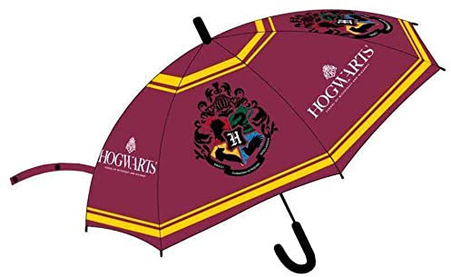Harry Potter 48,5 cm Regenschirm für Camping und Wandern für Kinder, Unisex, mehrfarbig, Einheitsgröße