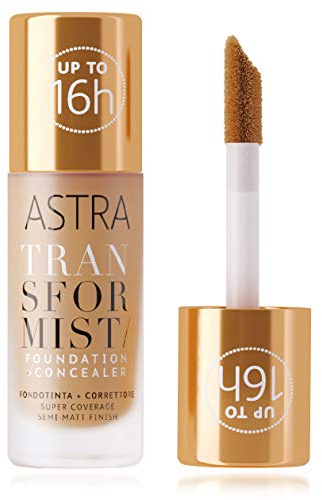 Fondotinta e Correttore 2 in 1 - Transformist - Nr 4 - Amber - 18 ml - Astra