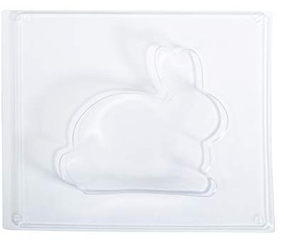 Rayher 36106000 Gießform Hase, Beton Gießform, ideal zum Ausgießen mit Kreativ-Beton, Raysin-Gießpulver, Wachs oder Seife, Osterdekoration, 15x13x3cm
