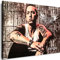 Myartstyle - Bilder Musik Band 100 x 70 cm Leinwandbild Xxl - Wandbild 1 Teilig - Gerahmter Kunstdruck Musik w-s-2023-131
