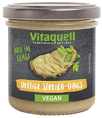 Vitaquell Deftige Streich-Dings 125 g im Glas, vegan, wie Leberwurst