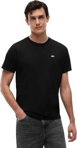 Tommy Jeans Herren T-Shirt Kurzarm TJM Classic Rundhalsausschnitt