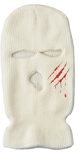 BBABBT 3-Loch-Sturmhaube, gestrickt, Ski-Gesichtsabdeckung, Wintermaske, Nackenwärmer, Skimaske, Sturmhaube Männer und Frauen, Radfahren, Laufen