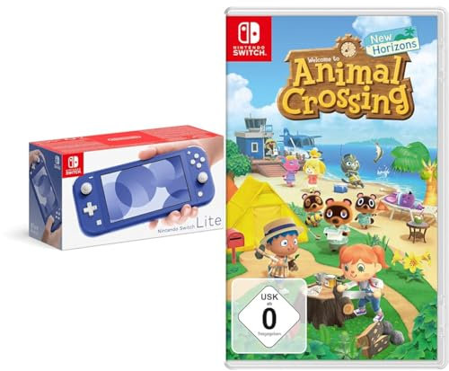 Nintendo Switch Lite Blau + Animal Crossing: New Horizons Switch