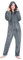 CityComfort Combinaison Pyjama Femme, Grenouillère Femme Pyjama Onesie Tout en Un en Polaire S-XL (Gris, S)