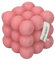 Bubble Cube Duftkerze, Bubble Cube Sojawachskerze Hand Gegossene Duftkerze Magic Cube Candle Gegossene Duftkerze für Wohnkultur Schlafzimmer (Rosa)