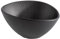 APS 85093 Melaminschale NERO Servierschale für vierlerei Speisen, 19,0 x 16,5 x 9,0 cm, 0,5 Liter