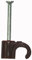 ZZV42415 Kabelschelle, rund, Braun, 3,5 mm, 100 Stück