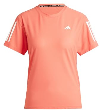 adidas Women's Own The Run Base Tee, Preloved Scarlet, L