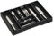Relaxdays Range-Couverts Extensible, Bambou, H x L x P: env. 6,5 x 35-58 x 43,5 cm, 6-8 Compartiments, pour tiroir, Noir