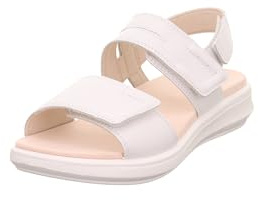 Absatzsandale Leder Ella beige