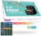 wimony Air Fryer Cheat Sheet Magnets Cooking Guide Booklet,Air Fryer Cooking Guide Magnetic,Conversion Chart,Air Fryer Accessories Recipes Reference Guide for Beginners