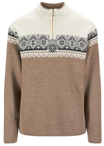 Dale of Norway Moritz Herren Pullover - 100% hautweicher Merinowolle Sweater für Männer - Regular Fit Herren Pullover und Pullover - Herren Strickpullover mit feinen detaillierten Mustern