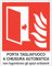 GLOBAL CARTELLO SEGNALETICO - PORTA TAGLIAFUOCO A CHIUSURA AUTOMATICA NON INGOMBRARE GLI SPAZI ANTISTANTI - Adesivo Extra Resistente, Pannello in Forex, Pannello In Alluminio (10x15 cm, Adesivo)