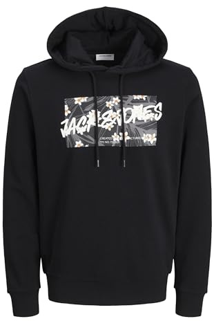 JACK & JONES Male Kapuzenpullover Logo Kapuzenpullover