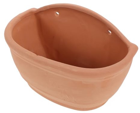 Milisten Pots de fleurs muraux en argile, pour montage mural, pot de fleurs mural, pot de fleurs à suspendre au mur, pot de fleurs mural juteux