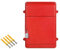 LOVIVER Wandmontierter Briefkasten mit Zahlenschloss Briefkasten Multifunktionaler Postkasten Drop Box 34,5x26x10cm für Kundencenter, ROT