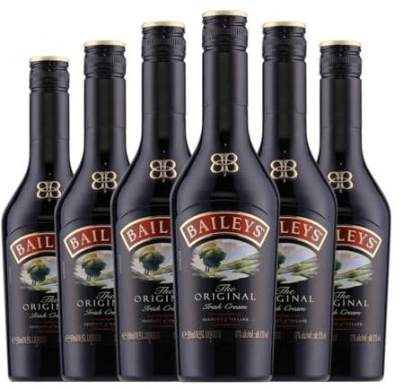 Cremelikör Baileys Irish Cream The Original Irish Drittel-Liter-Flasche 35 cl (Karton mit 6 Drittel-Liter-Flasche von 35 cl)