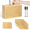 Bemaystar Spardose Sparbox Mit Zahlen-Ankreuzen: Wiederverwendbare Spardose Holz Groß, €5000 Mit Ziel Hilft, Kinder Erwachsene Die Gewohnheit Zum Sparen