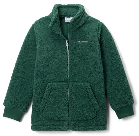 Columbia Youth Boys Rugged Ridge 2 Sherpa Full Zip Full Zip Sherpa Fleece Rain Forest, S