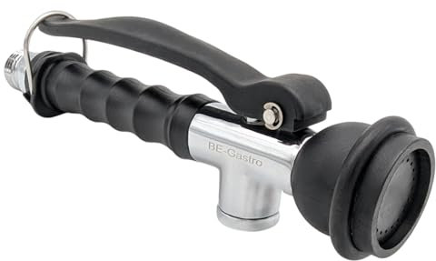 BE-GASTRO® I Profi Gastro Handbrause ECO-Line inkl. Feststellbügel | 1/2 Standard-AG | Edelstahl Ersatzbrause für Geschirrbrause/Gastrobrause