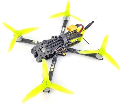 Ape Pro V2 142 mm 3 Zoll 2-3S Racing RC Drohne mit ELRS 1104 4300KV Motor und CADDX ANT 1200TVL Kamera kompatibel mit ähnlichen Modellen(Yellow)