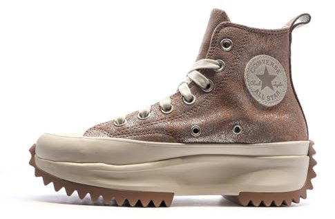 Converse Baskets Rose à Paillettes Femme Run Star Hike A11578C Rose 36FR