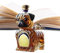 Gkumgwo Botella De Vidrio Para Licor,Botella de Licor de Vidrio Inspirada en Bulldog - 300ml Adorno De Garrafa Coleccionable Para Sala Cocina Boda Restaurante Regalo Hogar