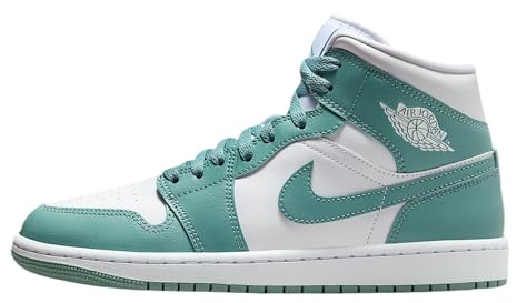 Air Jordan 1 Mid Women's Shoes (White/Cannon), White/Cannon, 8 UK