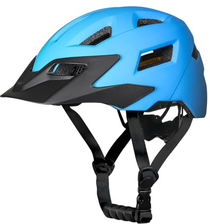 FUNWICT Kinder Fahrradhelm für Mädchen Jungen, Verstellbarer Kinderhelm Radhelm Skaterhelm Sporthelm für Skateboarden Radfahren Inlineskaten, 52-56 cm (Marineblau, M (55-59 cm))