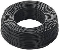 CAVO ELETTRICO UNIPOLARE N07V-K CAVO 1x6 mm² ISOLATO CON PVC MATASSA DA 100 METRI COLORE NERO FLESSIBILE
