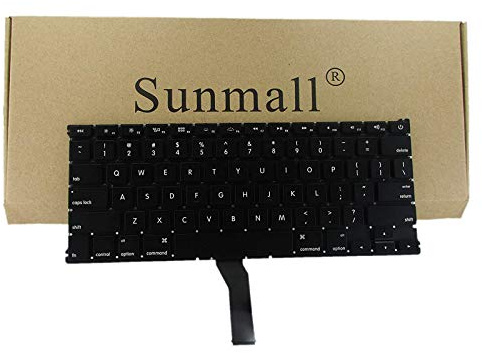 SUNMALL Backlight Backlit keyboard replacement for Apple Macbook Air 13 A1369 (2011) A1466 (2012-2015) MJVE2LL/A MD760LL/A MC965LL/A MD231LL/A MJVG2LL/A Series Laptop Keyboard (6 Months Warranty)