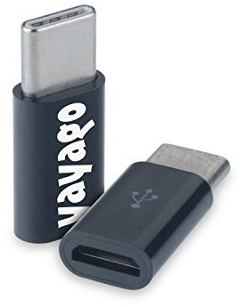 yayago USB 3.1 Typ-C auf Micro USB Adapter für Samsung Galaxy S9/ Samsung Galaxy A5 2017 Typ C Kabel Stecker
