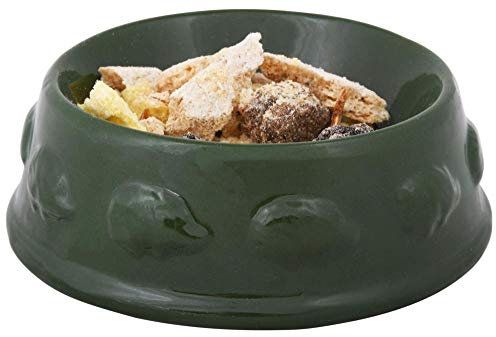 Rivanto® Igel Futterschale aus Keramik in grün, Ø 12,5 x 4,6 cm