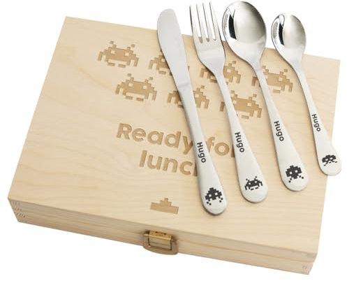 Amikado Coffret Couverts pour Enfant personnalisés (Envahisseur)…