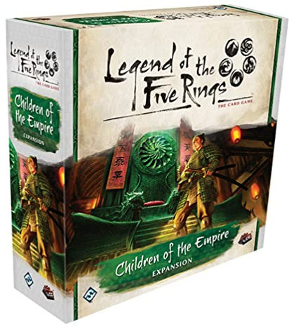 Fantasy Flight Games Legend of The Five Rings - Das Kartenspiel Kinder des Imperiums Premium Erweiterung - Strategiespiel für Kinder & Erwachsene, ab 14 Jahren, 2 Spieler, 45-90 Minuten Spielzeit,