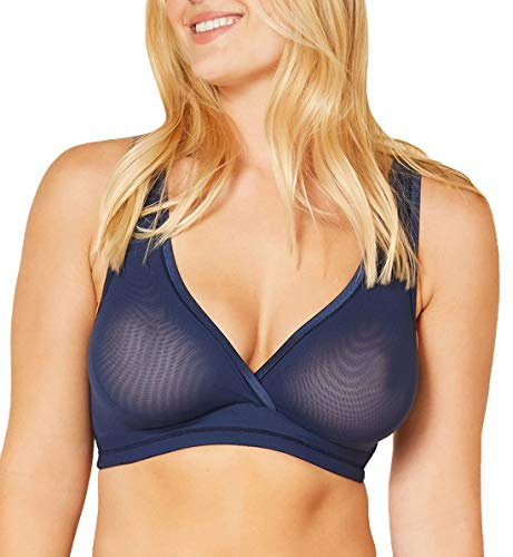 Cosabella Women's Soire Curvy Bralet Bra Not Applicable, Navy Blue, X-Small