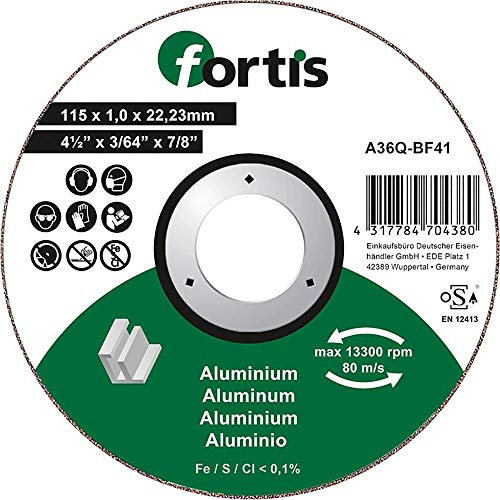 FORTIS Trennscheibe ALU-NE 115 x 1,0mm gerade