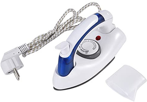 da Stiro da Viaggio, 700 W Mini Manico Pieghevole Portatile Vapore Portatile Antiaderente Controllo della Temperatura Regolabile con Fusibile e termostato Piccolo piroscafo da