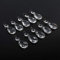 Cuentas de Cristal Transparente, Haofy Prismas de Cristal Colgante con Forma de Gota, Pack de 10, Abalorios de para Lámpara de Araña, Cortina Candelabro Fiesta de Jardín Decoración de Boda