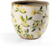 GICOS IMPORT EXPORT SRL Vaso vasetto anticato in ceramica tondo 13 * 13 * 12 cm decoro limoni schabby chic casa giardino EXC-830136