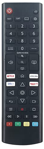 VINABTY AKB76040301 Mando a Distancia de Repuesto para LG 2022 Smart LCD TV 32LQ63006LA 32LM577BPUA 50UP8000PUR 55UP8000PUR 60UP8000PUR 43UP7000PUA 75UP8070PUR 65UP8000PUR 70UP8070PUR