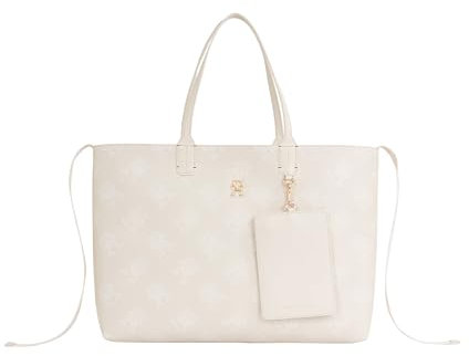 Tommy Hilfiger Iconic Tote Mono, beige(aasugarcane (8)), Gr. -