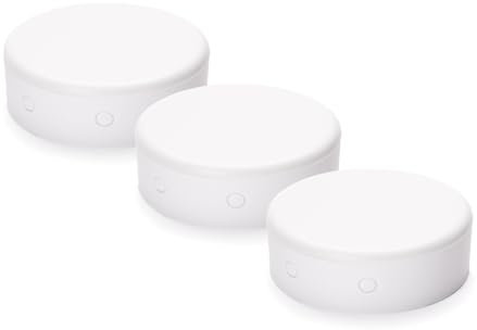 ORION LIGHTSTYLE Verteilerdose PVC Baldachin Deckendose Rosette Abzweigdose Abdeckung, weiß, 3 Stück, rund, 70mm