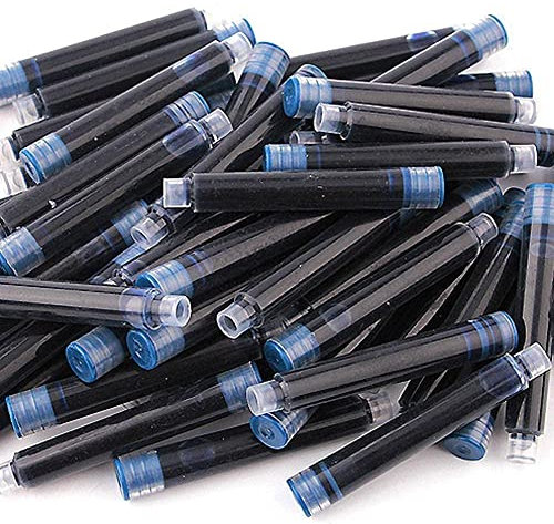10pcs/Pack 3.4/2.6mm Caliber Ink Cartridges for Ink Pen Black/Dark Blue/red/Blue Ink H7l3 Sac Fountain Pens Supplies School