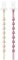 BEBOAN Silikon Schnullerkette für Mädchen, 2 Stück BPA-Frei Weiches Baby Schnullerkette Set mit Verschluss für Beißspielzeug Babyparty(Lila Beige)