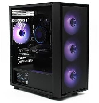 Gamer PC Intel Luna 5T • Intel 12400F • RTX 4060 Ti 8GB DDR6 • 16GB 3200MHz DDR4 • 1TB NVME SSD • 550W PSU • Montech 100 Air Black Mesh RGB Gaming • 1200 WiFi + Bluetooth • Windows 11