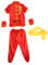 LeeQinersw Costume Traditionnel Chinois Wushu, Vêtements D'entraînement, Tenues D'arts Martiaux pour Hommes et Femmes, Unisexe, Doux, Léger et Confortable, Rouge 180